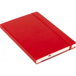 Cardboard notebook Chanelle, red (Notebooks)