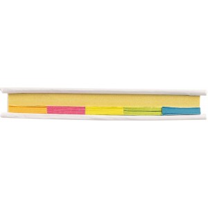 Cardboard sticky note holder Belinda, white (Sticky notes)