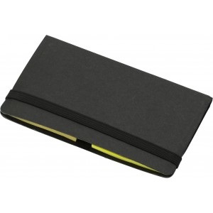 Cardboard sticky note set Bjorn, black (Sticky notes)