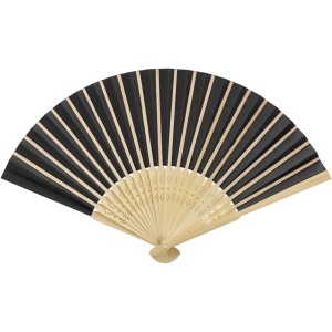 Carmen hand fan, Solid black (Fan)