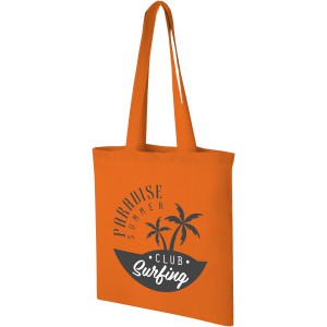 Carolina 100 g/m2 cotton tote bag, Orange (cotton bag)