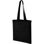 Carolina 100 g/m2 cotton tote bag, solid black (11941101)