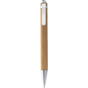 Celuk bamboo ballpoint pen, Brown, White (Wooden, bamboo, carton pen)