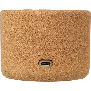 Cerris 5W cork Bluetooth(r) speaker, Natural (Speakers, radios)