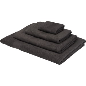 Charlotte 450 g/m2 cotton bath towel 50x100 cm, Anthracite (Towels)