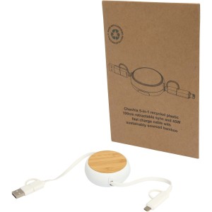 Chechia 5-in-1 recycled plastic 100 cm retractable data sync <font size=1>[ENG]</font>
