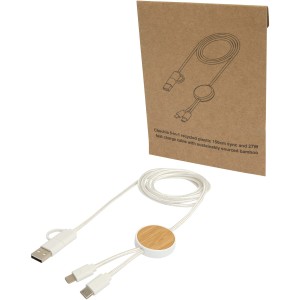 Chechia 5-in-1 recycled plastic 150 cm data sync and 27W fas <font size=1>[ENG]</font>