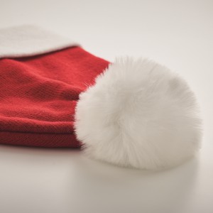 Christmas knitted beanie, Red (Hats)