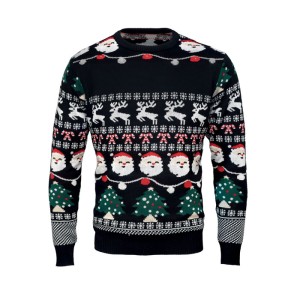 Christmas LED sweater L/XL, Black (Pullovers)