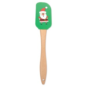 Christmas silicone spatula, Green (Plastic kitchen equipments)