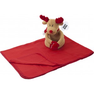 Christmas stuffed animal with blanket Andrew, custom/multico (Blanket)