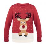Christmas sweater L/XL, red (CX1522-05)
