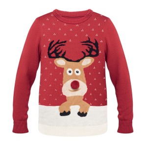 Christmas sweater L/XL, Red (Pullovers)