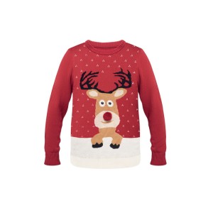 Christmas sweater S/M, Red (Pullovers)