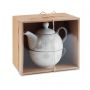 Christmas tea set, grey