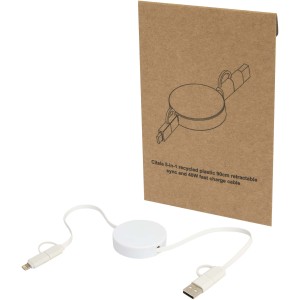 Citala 5-in-1 recycled plastic 90 cm retractable data sync a (Eletronics cables, adapters)