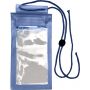 PVC pouch for mobile devices Emily, cobalt blue