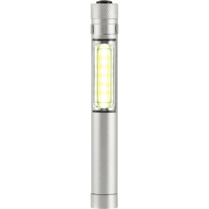 COB Taschenlampe Beth, Silber