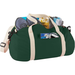 Cochichuate cotton barrel duffel bag, Hunter Green (Travel bags)