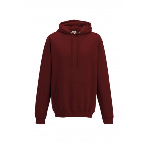 COLLEGE HOODIE, Brick Red (Pullovers)