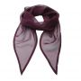 'COLOURS COLLECTION' PLAIN CHIFFON SCARF, Aubergine