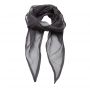 'COLOURS COLLECTION' PLAIN CHIFFON SCARF, Dark Grey