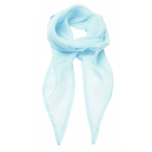 'COLOURS COLLECTION' PLAIN CHIFFON SCARF, Light Blue (Scarf)