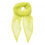 'COLOURS COLLECTION' PLAIN CHIFFON SCARF, Lime