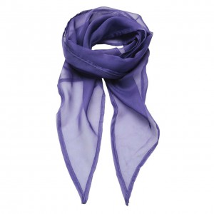 'COLOURS COLLECTION' PLAIN CHIFFON SCARF, Purple (Scarf)