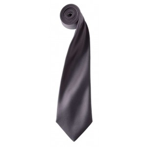 'COLOURS COLLECTION' SATIN TIE, Dark Grey (Scarf)