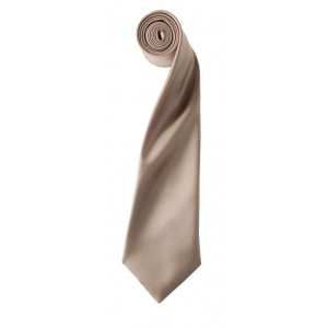 'COLOURS COLLECTION' SATIN TIE, Khaki (Scarf)