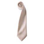 'COLOURS COLLECTION' SATIN TIE, Natural, U (PR750NA-U)