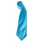 'COLOURS COLLECTION' SATIN TIE, Turquoise, U (PR750TU-U)