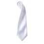 'COLOURS COLLECTION' SATIN TIE, White