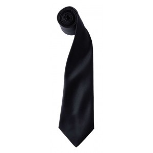 'COLOURS COLLECTION' SATIN TIE, Black, U <font size=1>[ENG]</font>
