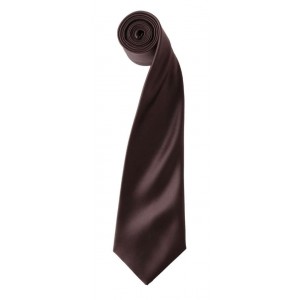 'COLOURS COLLECTION' SATIN TIE, Brown, U <font size=1>[ENG]</font>