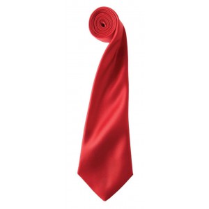 'COLOURS COLLECTION' SATIN TIE, Red, U <font size=1>[ENG]</font>