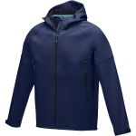 Coltan men's GRS recycled softshell jacket, Navy (3750449)