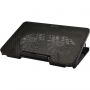 Gleam gaming laptop cooling stand, Solid black