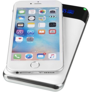 Constant 10000 mAh kabellose Powerbank mit LED, weiss