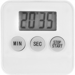 ABS cooking timer Nalani, white (Plastic kitchen equipments)