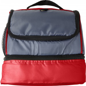 Polyester (210D) cooler bag Jackson, red (Cooler bags)