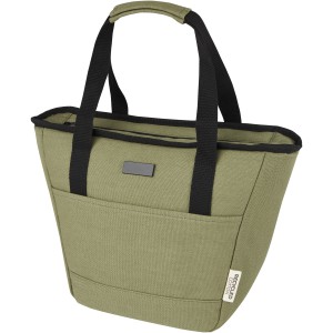 Joey 9-can GRS recycled canvas lunch cooler bag 6L, Olive (Cooler bags)