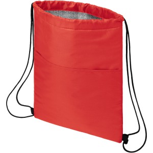 Oriole 12-can drawstring cooler bag, Red (Cooler bags)