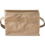 Paper woven cooler bag Ollie, brown