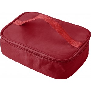 Plastic lunchbox in cooler bag Milo, red (Cooler bags)