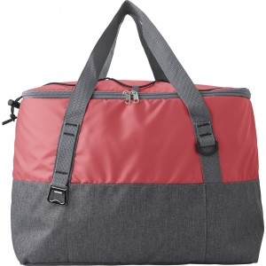 Polycanvas (600D) cooler bag Carlos, red (Cooler bags)