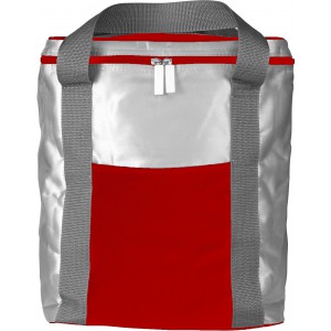 Polyester (420D) cooler bag Theon, red (Cooler bags)