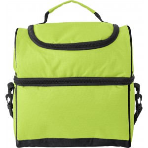 Polyester (600D) cooler bag Barney, lime (Cooler bags)