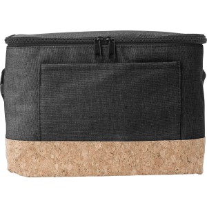 Polyester (600D) cooler bag Dieter, black (Cooler bags)